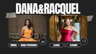 Behind-the-Scenes Photoshoot in a Hotel Lobby with Dana & Racquel