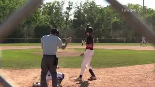 Tannis Lange pitching with Hitters Vs Athletic Barn