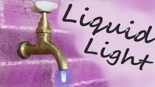Liquid Light in a Vintage Faucet 💡