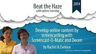 Develop online content by screencasting with Doceri
