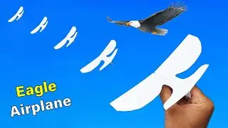 Easy Way New Flying Paper Eagle airplane (NEW WAY2024) paper Eagle - Flying paper Eagle