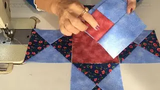 Lindo BLOCO de PATCHWORK Muito FÁCIL e Rápido de COSTURAR
