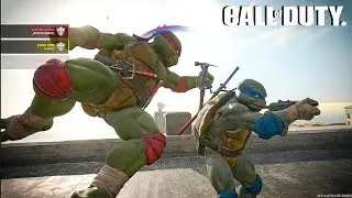 Finishers With Leonardo, Raphael, Michelangelo & Donatello - COD BO6 And Warzone Finishers
