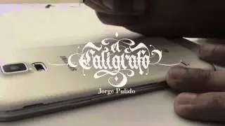 Caligrafia el Caligrafo - Letra gótica en celular