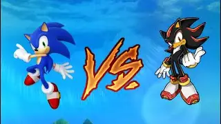 Sonic vs shadow in todays toy box battle