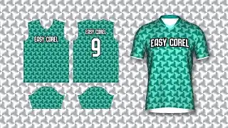 Futsal, Soccer or Football: Tosca Sport Jersey Design Idea in Coreldraw