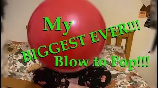 Alice Biggest Ever Balloon Blow to Pop | In the Bedroom