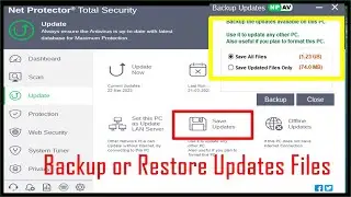 Backup upDates Files or Restore Npav antivirus | npav backup updates files kaise karen |Npav backup
