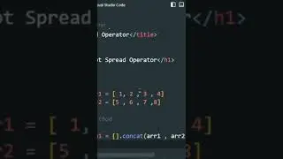 Spread operator in javascript #shorts #shortvideo #short #javascript #js #webdevelopment