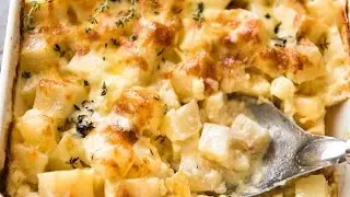 EASY Cheesy Potato Bake