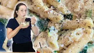 Creamy Zucchini Pasta! No Cream! Light and Refreshing!
