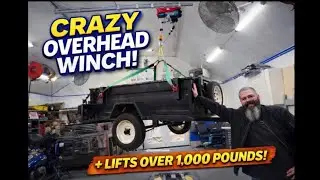 The Ultimate Unistrut Ceiling Winch With X-Y Axis Shop Crane!