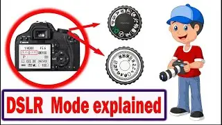 Different Modes on DSLR Camera Explained SONY NIKON CANON  