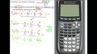 AP Calculus BC Notes Taylor Polynomials, Approximation, and Remainder Error for Alternating Series