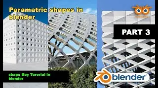 paramatric shapes in blender easy tutorial part 3