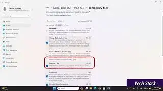 How to Delete windows.old Folder in Windows 11 2024 | Boost Space & Performance | Tech Stack |