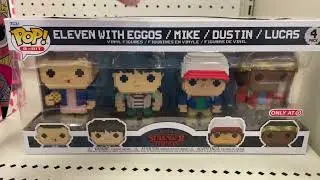 May 4, 2022 Funko Pop! 8 Bit 4-Pack Stranger Things Eleven w/ Eggos Mike Dustin Lucas 2022