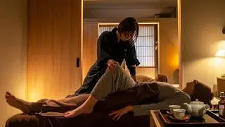 😴(ASMR) Deep Muscle Reset: Shiatsu-Style Bodywork Experienced by Two Friends Together