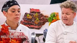 Gordon Ramsay Tears Apart Every Dish From Ariel's Final Menu | Hell's Kitchen