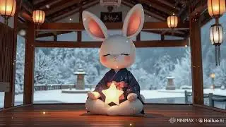 🎵 Snowy Serenity: LOFI Japan Temple Escape ❄🏯 – Lofi Cute Kawaii Music 💗
