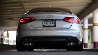 Audi B8 S4 V6T with Armytrix Cat-Back Exhaust - Loud Revving Fly By