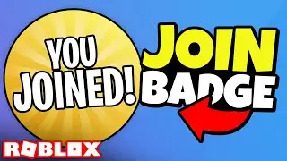 How to Make a BADGE for JOINING in ROBLOX!