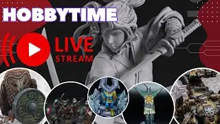 Starting my first Competition Miniature! - HobbyTime Live!