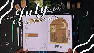 July Bullet Journal Flip-Through 🌿REM.BUJO