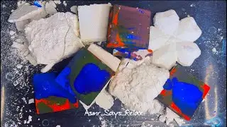 ASMR | Pasted Soft Clouds | Dyed Gym Chalk | Powder Play