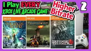 Tower Defense Games (on XBLA) -Defenders of Ardania, Defense Grid, Defense Technica (higher bitrate)