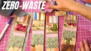 Secrets to Zero-Waste Fabric Scrap Bookmarks
