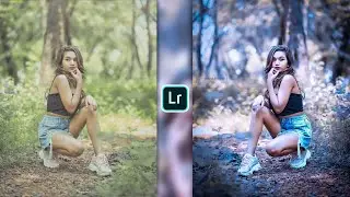 Lightroom blue 💙 dark effect photo editing || lr photo editing tutorial ||