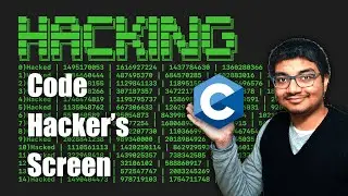 Make a hacker's matrix screen in C | Tutorial