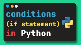 if statement in python | conditional statement for beginners