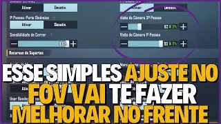 VISÃO DE CÂMERA 3° e 1° PESSOA [FOV] PUBG MOBILE DICAS