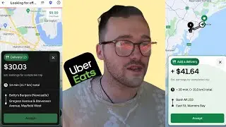 I've NEVER Got Orders Like This Before! UBER EATS RIDE ALONG AUSTRALIA
