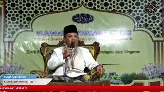 WAHIDIYAH LECTURE // K AHMAD SHOLIHUDIN MAHFUDZ S,SOS