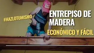 Entrepiso de Madera FÁCIL y ECONÓMICO #zwischenstock #holzkonstruktion #woodenmezzanine