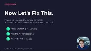 Resume Rejected? Fixed It w/ AI Prompt + FREE Template LIVE (Part 2)