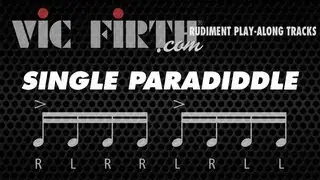 Single Paradiddle: Vic Firth Rudiment Playalong