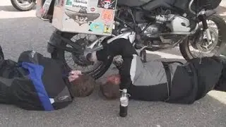 BMW 1200GS final drive failure at Nurburgring
