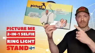 Picture Me 2-IN-1 Selfie Ring Light Stand Suomi 2023