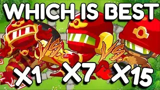 1 Ray Of Doom VS 7 PLASMA Accelerators VS 15 LASER Cannons!