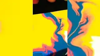 Amazing Acrylic pour painting on canvas / Fluid art