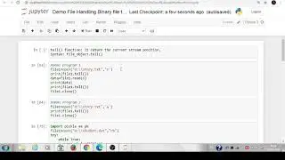 tell() and seek() Function in Python   for file handling