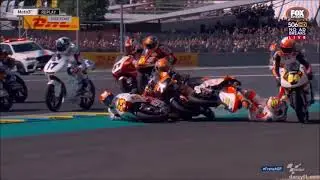 Motorsport Fails - Biggest Crashes Ever in Moto3 at LeMans