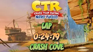 (No Major Glitches) Crash Cove Lap World Record In 0:24:79