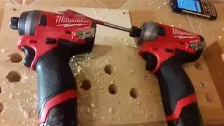 Milwaukee 2551 Surge & Milwaukee 2553 . Обзор и тест винтовертов .