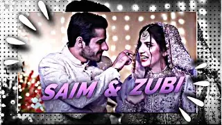 Saim & Zubi 💜// Mohabbat Gumshuda Meri // Aashiqui Songs Mashup  #mohabbatgumshudameri #pakdrama