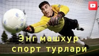 ЭНГ МАШХУР СПОРТ ТУРЛАРИ